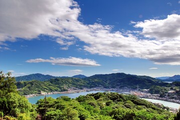 広島県呉市　音戸の瀬戸の夏の空