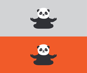 Yoga Panda logo design