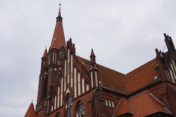 Die Pauluskirche in Lichterfelde, Kirche im Stil der Backsteingotik in Berlin