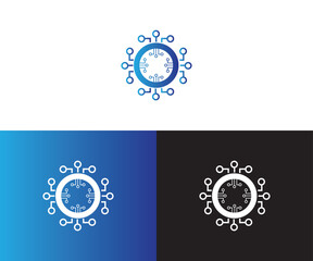 technology logo design