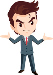 employees and office workers cartoon characters