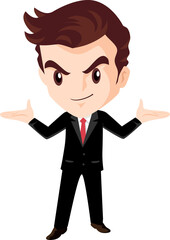 employees and office workers cartoon characters