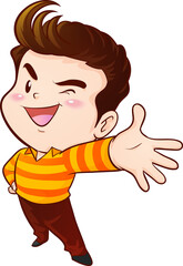 employees and office workers cartoon characters