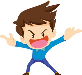 employees and office workers cartoon characters