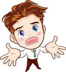 employees and office workers cartoon characters