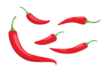 chili template vector illustration isolated on white background