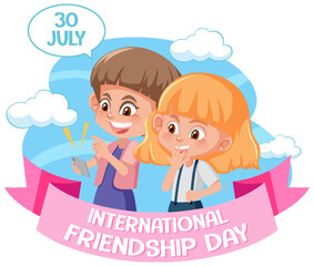 International Friendship Day banner design