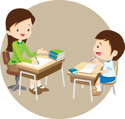 education and class learning concept