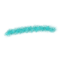 green glitter brushstroke