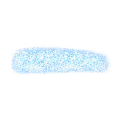 blue glitter brushstroke