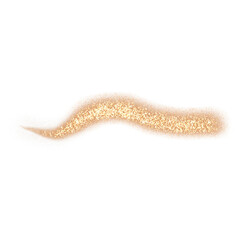 gold glitter brushstroke