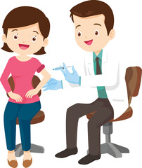 doctor and patient medical health care concept