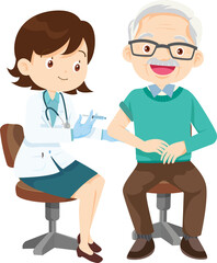 doctor and patient medical health care concept