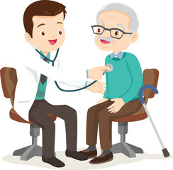 doctor and patient medical health care concept