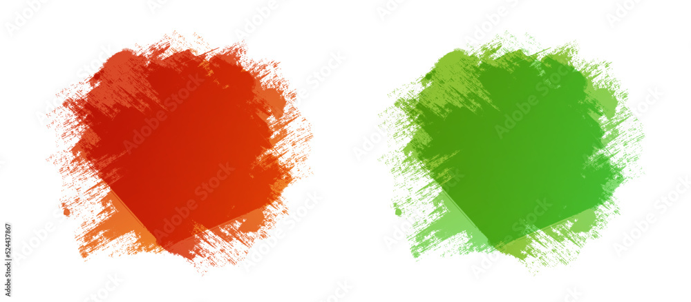 Aufkleber grunge splatter ink paint watercolor brush blob vector graphic print blank empty element design illu