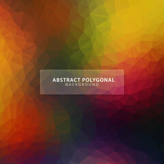 Polygonal abstract background with triangle shapes