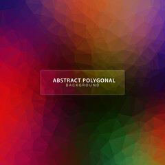 Colorful low poly polygonal background design