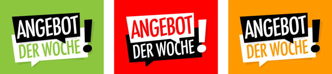Angebot der Woche