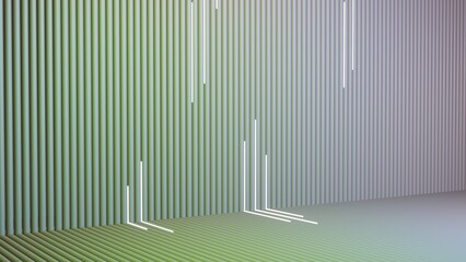 Obraz premium 3d background green and purple colour