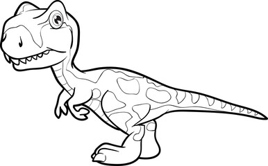 cartoon dinosaurs jurassic world for kids cute dinosaurs black and white for coloring