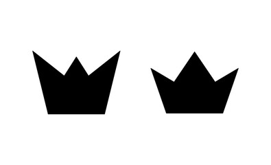 Crown icon vector. crown sign and symbol