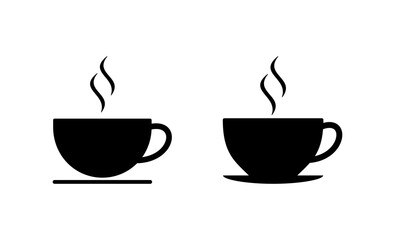 coffee cup icon vector. cup a coffee sign and symbol