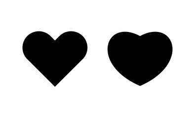 Love icon vector. Heart sign and symbol. Like icon vector.