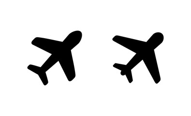 Plane icon vector. Airplane sign and symbol. Flight transport symbol. Travel sign. aeroplane