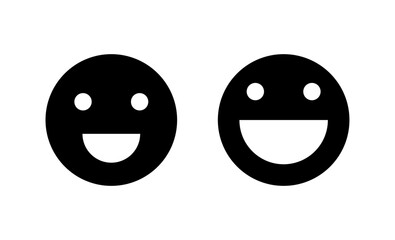 Smile icon vector. smile emoticon icon. feedback sign and symbol
