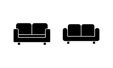 Sofa icon vector. sofa sign and symbol. furniture icon
