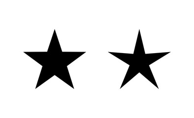 Star icon vector. rating sign and symbol. favourite star icon