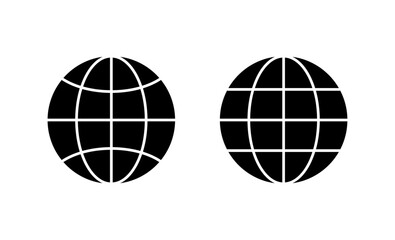 Web icon vector. go to web sign and symbol. web click icon. Global search icon