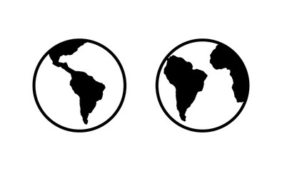 World map vector. Worldmap sign and symbol. Globe icon