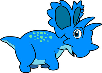 funny cartoon dinosaurs for kids cute dinosaurs. T-rex, diplodocus, triceratops cartoon style