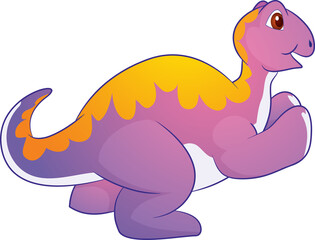 funny cartoon dinosaurs for kids cute dinosaurs. T-rex, diplodocus, triceratops cartoon style