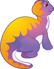 funny cartoon dinosaurs for kids cute dinosaurs. T-rex, diplodocus, triceratops cartoon style