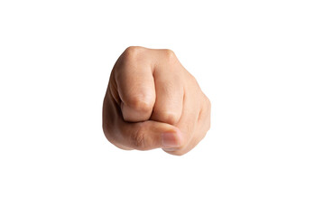 fist isolated on white backgrounds