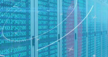 Image of scope scanning and data processing over computer servers