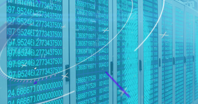 Image of scope scanning and data processing over computer servers