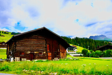 Obraz premium Lech in Vorarlberg Österreich 