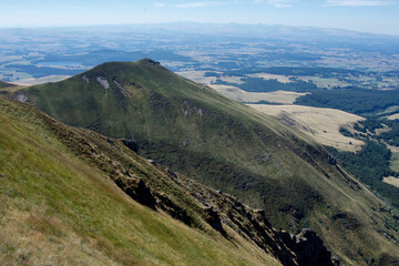 Fototapeta na wymiar Mountains Puy de Sancy, the top of the central Massif. France