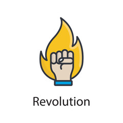 Revolution vector filled outline Icon Design illustration. Miscellaneous Symbol on White background EPS 10 File