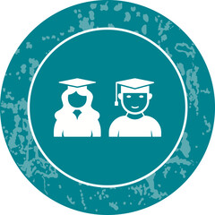 Unique Graduates Vector Icon