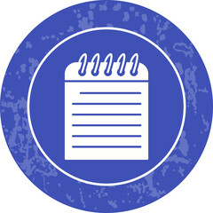 Unique Note Vector Icon