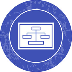 Fototapeta premium Unique Seo Structure Vector Icon