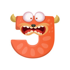 Letter J Monster