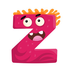Letter Z Monster