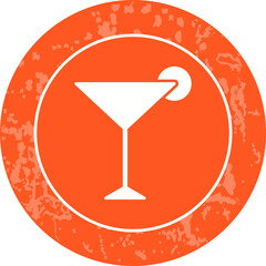 Unique Cosmopolitan Vector Icon