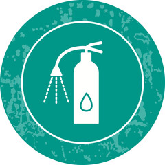 Unique Using Extinguisher Vector Icon