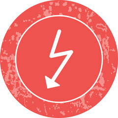 Unique Flash Vector Icon